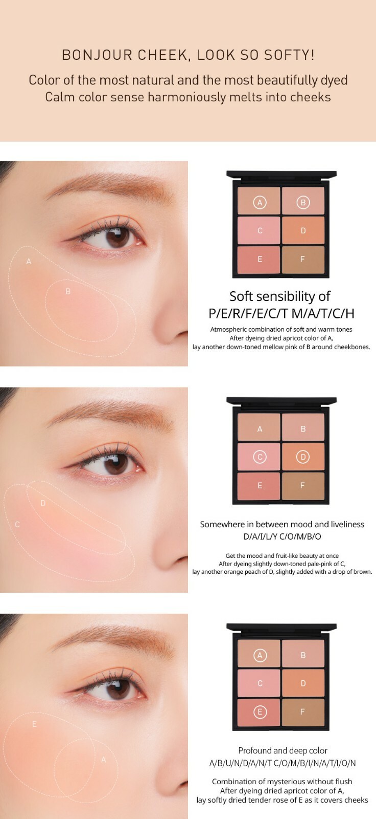 3ce pro multi blush color palette
